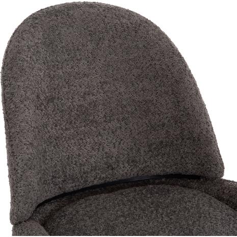 ΚΑΡΕΚΛΑ SARKY HM8585.11 ΥΦΑΣΜΑ ΜΠΟΥΚΛΕ ΓΚΡΙ ΜΕ ΜΕΤΑΛΛΙΚΑ ΠΟΔΙΑ 56x64x88Yεκ. (σετ 2 τεμαχίων)