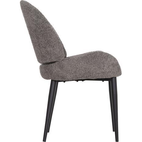 ΚΑΡΕΚΛΑ SARKY HM8585.11 ΥΦΑΣΜΑ ΜΠΟΥΚΛΕ ΓΚΡΙ ΜΕ ΜΕΤΑΛΛΙΚΑ ΠΟΔΙΑ 56x64x88Yεκ. (σετ 2 τεμαχίων)