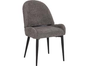 ΚΑΡΕΚΛΑ SARKY HM8585.11 ΥΦΑΣΜΑ ΜΠΟΥΚΛΕ ΓΚΡΙ ΜΕ ΜΕΤΑΛΛΙΚΑ ΠΟΔΙΑ 56x64x88Yεκ. (σετ 2 τεμαχίων)