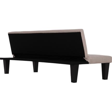 ΚΑΝΑΠΕΣ ΚΡΕΒΑΤΙ 3-ΘΕΣΙΟΣ KORO HM3304.04 ΜΠΕΖ PU ΔΕΡΜΑ 165x75x64Υεκ