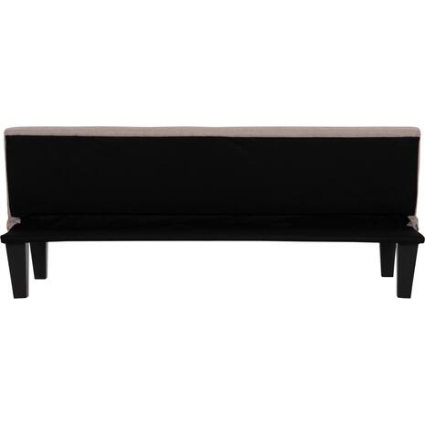 ΚΑΝΑΠΕΣ ΚΡΕΒΑΤΙ 3-ΘΕΣΙΟΣ KORO HM3304.04 ΜΠΕΖ PU ΔΕΡΜΑ 165x75x64Υεκ