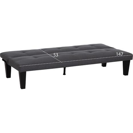 ΚΑΝΑΠΕΣ ΚΡΕΒΑΤΙ 3-ΘΕΣΙΟΣ KORO HM3304.01 ΓΚΡΙ PU ΔΕΡΜΑ 165x75x64Υεκ