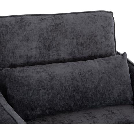 ΠΟΛΥΘΡΟΝΑ-ΚΡΕΒΑΤΙ ORYN HM3307.01 ΓΚΡΙ ΥΦΑΣΜΑ 85x88x78Υεκ.