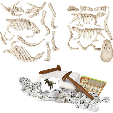 Clementoni Μαθαίνω Και Δημιουργώ Εκπαιδευτικό Παιχνίδι Δεινόσαυροι T-Rex Και Τρικεράτωψ