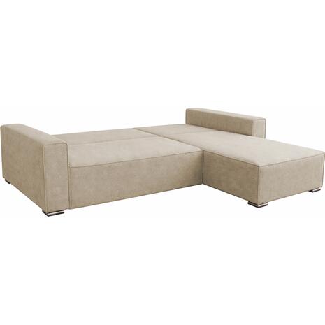 ΚΑΝΑΠΕΣ ΚΡΕΒΑΤΙ ΑΝΑΣΤΡΕΨΙΜH ΓΩΝΙΑ CORNERA HM3335.03 ΜΠΕΖ ΥΦΑΣΜΑ 269x155x89Yεκ