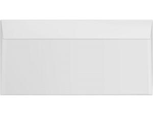 Φάκελος αλληλογραφίας λευκός 11,4x23cm καρέ αυτοκόλλητος (1 τεμάχιo) (Λευκό)