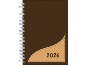 Ημερολόγιο ημερήσιο σπιράλ Ωμέγα 2026 17x25cm σε διάφορα σχέδια