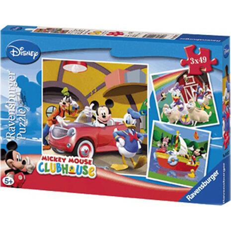 Παζλ Ravensburger Όλοι αγαπούν τον Μίκυ 3x49 τμχ