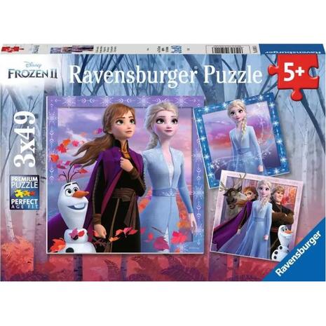 Ravensburger Puzzle Frozen Το ταξίδι ξεκινάει 3x49τμχ
