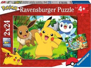 Ravensburger Παζλ 2Χ24 τεμαχίων Pokemon