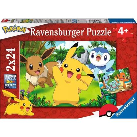 Ravensburger Παζλ 2Χ24 τεμαχίων Pokemon