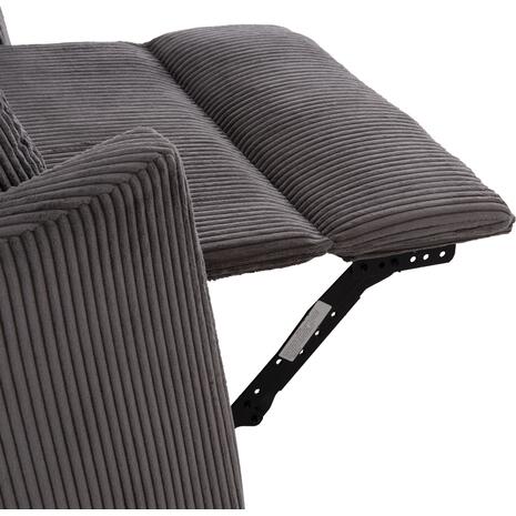 ΠΟΛΥΘΡΟΝΑ ΘΗΛΑΣΜΟΥ/RELAX VELMORA HM3300.01 ΓΚΡΙ ΚΟΤΛΕ ΥΦΑΣΜΑ 100x90x100Υεκ