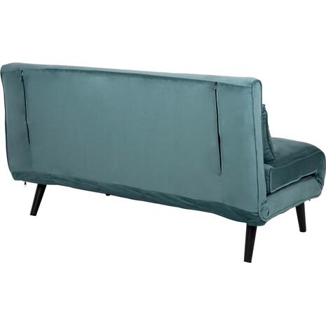 ΚΑΝΑΠΕΣ ΚΡΕΒΑΤΙ 2 ΑΤΟΜΩΝ ASMA HM3077.15 ΒΕΛΟΥΔΟ ΜΕΝΤΑ 140x80x77Yεκ.