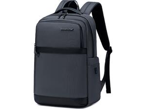 Τσάντα πλάτης Arctic Hunter B00670 με θήκη laptop 15.6", 15L, γκρι