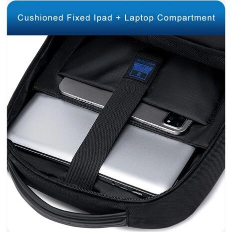 Τσάντα πλάτης Arctic Hunter B00670 με θήκη laptop 15.6", 15L, γκρι