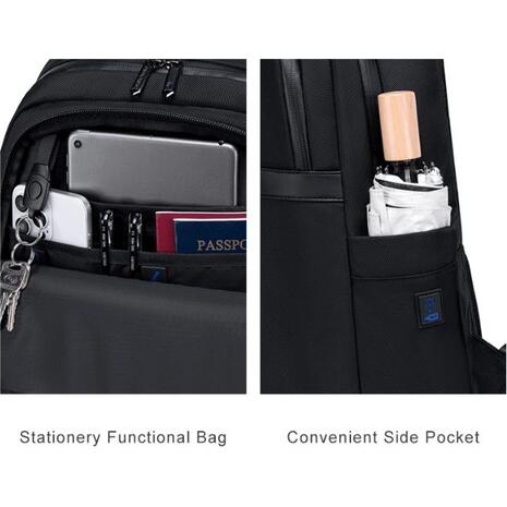 Τσάντα πλάτης Arctic Hunter B00670 με θήκη laptop 15.6", 15L, γκρι