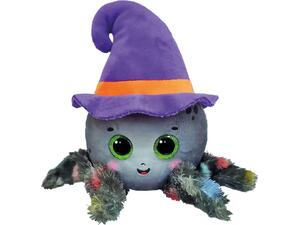 Χνουδωτό Beanie Boos Αράχνη με Καπέλο Μάγισσας Γκρι 15εκ