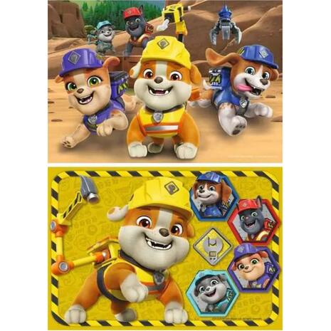 Παζλ Ravensburger Paw Patrol Rubble & Crew 2x12 τεμαχίων