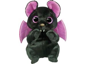 Χνουδωτό Beanie Bellies Νυχτερίδα Μαύρη 15εκ