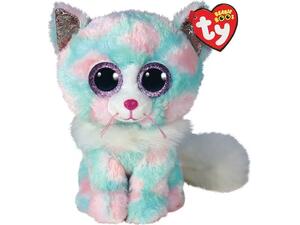 Χνουδωτό Beanie Boo's Opal Γάτα Παστέλ 23εκ
