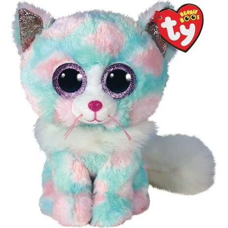 Χνουδωτό Beanie Boo's Opal Γάτα Παστέλ 23εκ