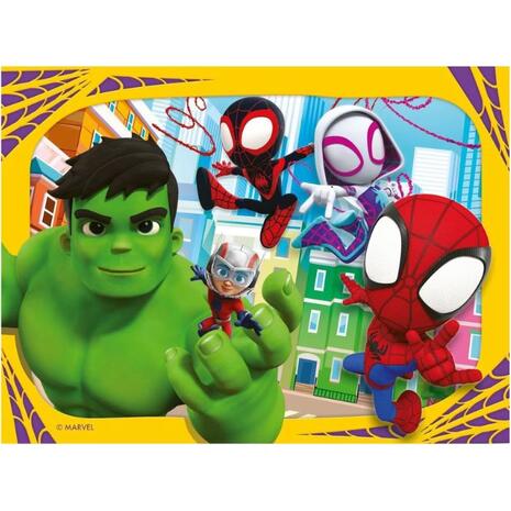Ravensburger Παζλ 4 σε 1 Spidey & friends