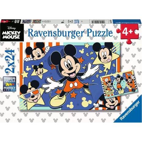 Παζλ Ravensburger Mickey Mouse 2x24 τεμαχίων
