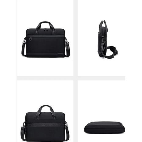 Τσάντα ώμου Arctic Hunter GW00022 για laptop 15.6", 8L, μαύρη