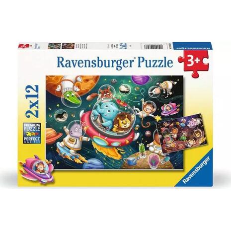 Παζλ 2x12 τεμαχίων Ravensburger Διάστημα