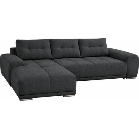 ΚΑΝΑΠΕΣ ΚΡΕΒΑΤΙ ΑΡΙΣΤΕΡΗ ΓΩΝΙΑ COMFYRA HM3336.01L ΓΚΡΙ ΥΦΑΣΜΑ 270x181x75Υεκ