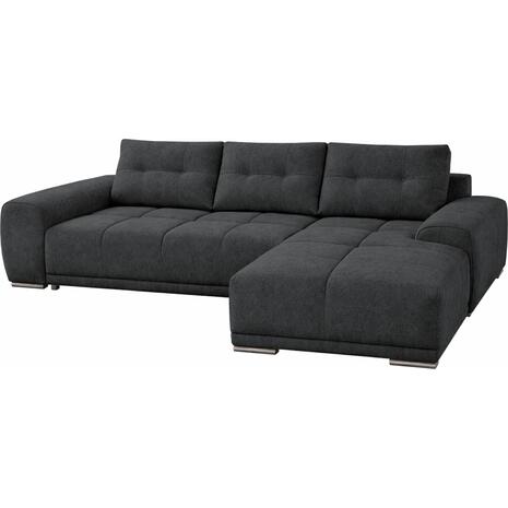 ΚΑΝΑΠΕΣ ΚΡΕΒΑΤΙ ΔΕΞΙΑ ΓΩΝΙΑ COMFYRA HM3336.01R ΓΚΡΙ ΥΦΑΣΜΑ 270x181x75Υεκ