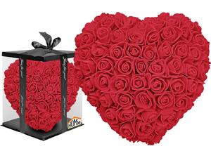 Καρδιά από Τεχνητά Τριαντάφυλλα 23cm Καρδιά