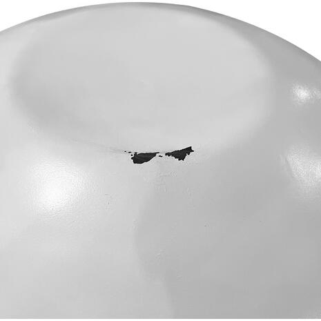 ΔΙΑΚΟΣΜΗΤΙΚΟ ΤΡΑΠΕΖΙ ΣΑΛΟΝΙΟΥ BOWL Φ91x38,5Yεκ. ΛΕΥΚΟ ΜΕ ΞΥΛΟ ΑΚΑΚΙΑΣ HM8717.23 Β'ΔΙΑΛΟΓΗΣ