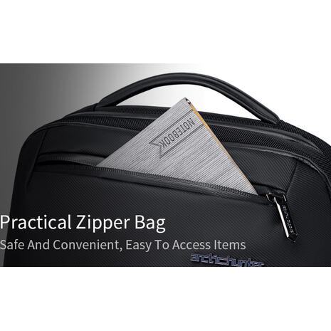 Τσάντα πλάτης Arctic Hunter B00681 με θήκη laptop 15.6", 11L, γκρι