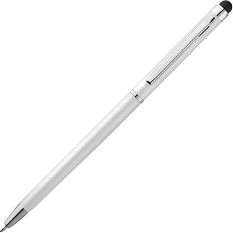 Στυλό- touch pen 13xØ0,6εκ. άσπρο - μπλε μελάνι και touch pen (22205-00) (Μπλε)