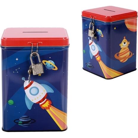 Κουμπαράς Total Gift XL2285 Space με κλειδί