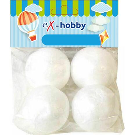 Φελιζόλ μπάλες ex-Hobby 402425 60mm (4 τεμάχια)