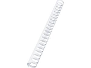 Σπιράλ βιβλιοδεσίας GBC πλαστικό 25mm λευκό (225Φ)