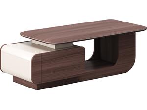 ΤΡΑΠΕΖΙ ΣΑΛΟΝΙΟΥ ΓΡΑΦΕΙΟΥ ΣΕΙΡΑ PRESIDENT HM2150 ΜΕΛΑΜΙΝΗ ΚΑΡΥΔΙ-ΜΠΕΖ 140x60x45Υεκ