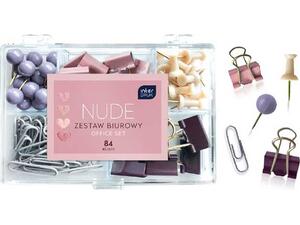 Σετ Interdruk Nude συνδετήρες, πιάστρες, καρφίτσες φελοπίνακα (84 τεμάχια)