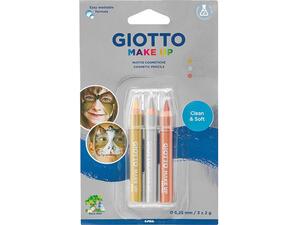 Χρώματα προσώπου Giotto Make Up Metallic 4372  σετ 3 χρωμάτων (473200)