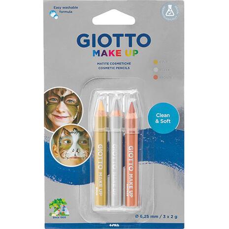Χρώματα προσώπου Giotto Make Up Metallic 4372  σετ 3 χρωμάτων (473200)