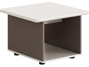 ΒΟΗΘΗΤΙΚΟ ΤΡΑΠΕΖAKI ΣΕΙΡΑ NEWLINE HM18286 ΜΕΛΑΜΙΝΗ ΚΡΕΜ-ΑΝΟΙΧΤΟ ΚΑΦΕ 60x60x42Υεκ