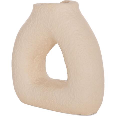 ΕΠΙΤΡΑΠΕΖΙΟ ΔΙΑΚΟΣΜΗΤΙΚΟ ΒΑΖΟ DECANT HM4667.02S ΤΕΡΑΚΟΤΑ ΣΕ ΚΡΕΜ--17.5x6.5x17Υεκ.