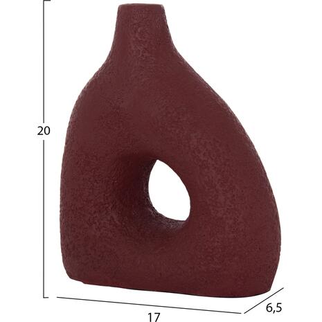 ΕΠΙΤΡΑΠΕΖΙΟ ΔΙΑΚΟΣΜΗΤΙΚΟ ΒΑΖΟ DECANT HM4667.06Μ ΤΕΡΑΚΟΤΑ ΣΕ ΒΥΣΣΙΝΙ--17x6.5x20Υεκ.