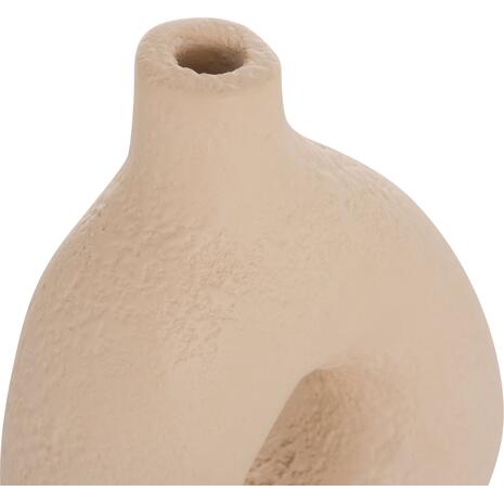 ΕΠΙΤΡΑΠΕΖΙΟ ΔΙΑΚΟΣΜΗΤΙΚΟ ΒΑΖΟ DECANT HM4667.02Μ ΤΕΡΑΚΟΤΑ ΣΕ ΚΡΕΜ--17x6.5x20Υεκ.