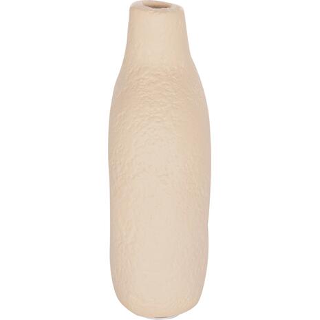 ΕΠΙΤΡΑΠΕΖΙΟ ΔΙΑΚΟΣΜΗΤΙΚΟ ΒΑΖΟ DECANT HM4667.02Μ ΤΕΡΑΚΟΤΑ ΣΕ ΚΡΕΜ--17x6.5x20Υεκ.