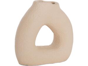 ΕΠΙΤΡΑΠΕΖΙΟ ΔΙΑΚΟΣΜΗΤΙΚΟ ΒΑΖΟ DECANT HM4667.02S ΤΕΡΑΚΟΤΑ ΣΕ ΚΡΕΜ--17.5x6.5x17Υεκ.