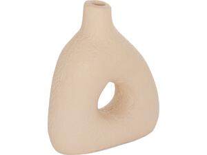 ΕΠΙΤΡΑΠΕΖΙΟ ΔΙΑΚΟΣΜΗΤΙΚΟ ΒΑΖΟ DECANT HM4667.02Μ ΤΕΡΑΚΟΤΑ ΣΕ ΚΡΕΜ--17x6.5x20Υεκ.