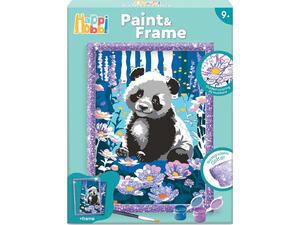 Happihobbi Paint And Frame Paint By Numbers Dreamy Panda (1036-41028)